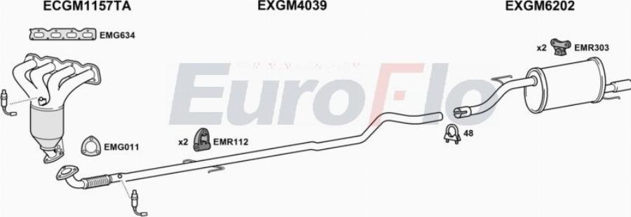 EuroFlo VLCOR12 7029B - Échappement droxauto.com