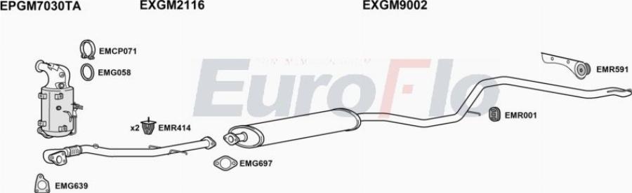 EuroFlo VLINS16D 2001D - Échappement droxauto.com