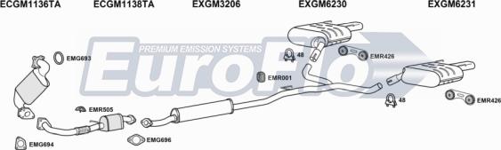 EuroFlo VLINS20 2004 - Échappement droxauto.com