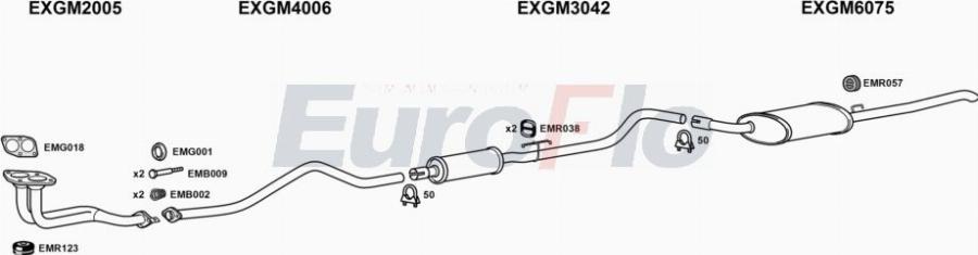 EuroFlo VLNOV14 2001A00 - Échappement droxauto.com