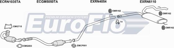 EuroFlo VLVIVA19D 7001B - Échappement droxauto.com