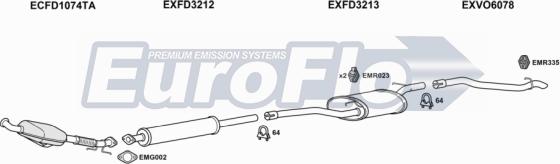EuroFlo VOS4020D 2001A - Échappement droxauto.com