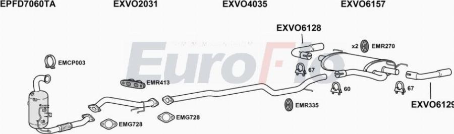 EuroFlo VOV6016D 3004D - Échappement droxauto.com
