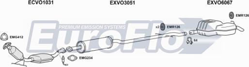 EuroFlo VOV7024 3036A - Échappement droxauto.com