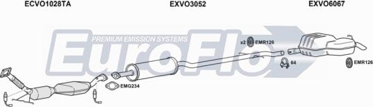 EuroFlo VOV7024 3029C - Échappement droxauto.com