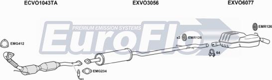 EuroFlo VOV7025 3022B - Échappement droxauto.com