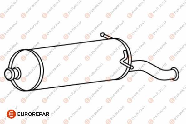 EUROREPAR 1607346080 - Silencieux arrière droxauto.com