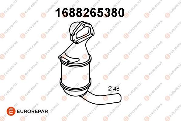 EUROREPAR 1688265380 - Catalyseur droxauto.com