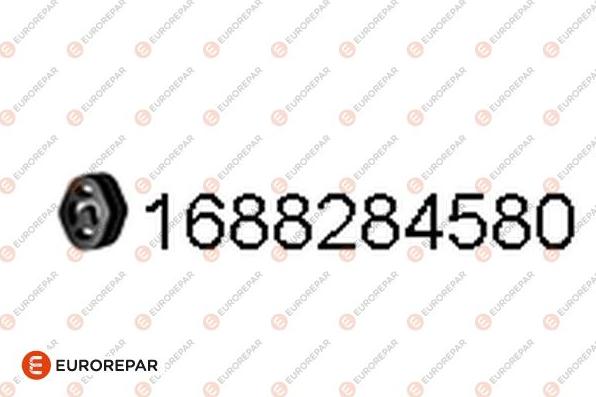 EUROREPAR 1688284580 - Support, silencieux droxauto.com