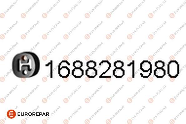 EUROREPAR 1688281980 - Support, silencieux droxauto.com