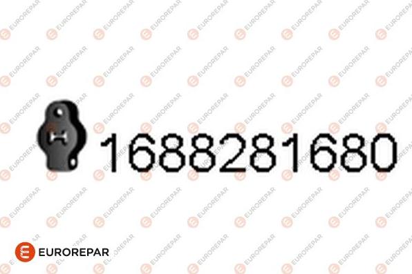 EUROREPAR 1688281680 - Support, silencieux droxauto.com