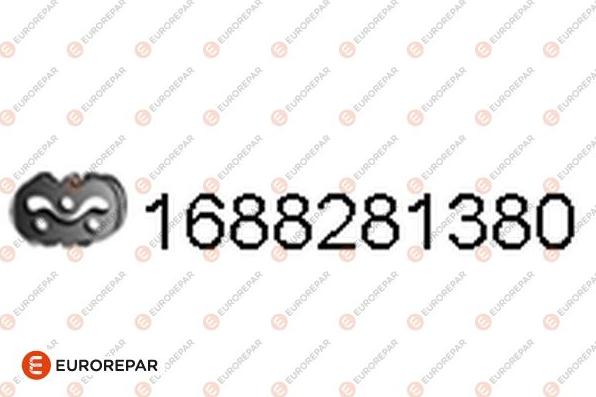 EUROREPAR 1688281380 - Support, silencieux droxauto.com