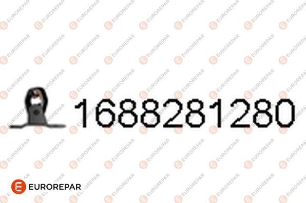 EUROREPAR 1688281280 - Support, silencieux droxauto.com