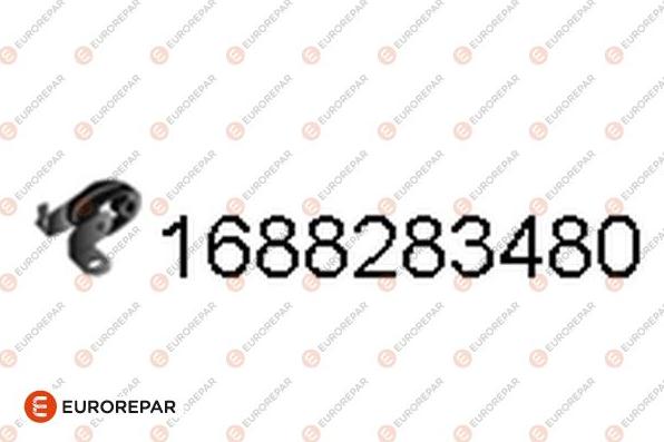 EUROREPAR 1688283480 - Support, silencieux droxauto.com