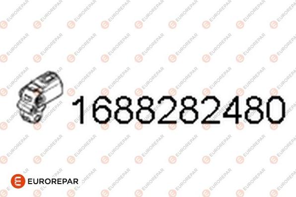 EUROREPAR 1688282480 - Support, silencieux droxauto.com