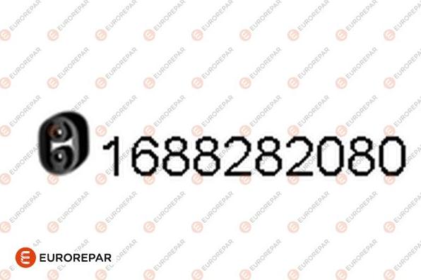 EUROREPAR 1688282080 - Support, silencieux droxauto.com