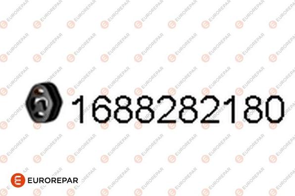 EUROREPAR 1688282180 - Support, silencieux droxauto.com