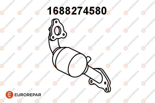 EUROREPAR 1688274580 - Catalyseur droxauto.com