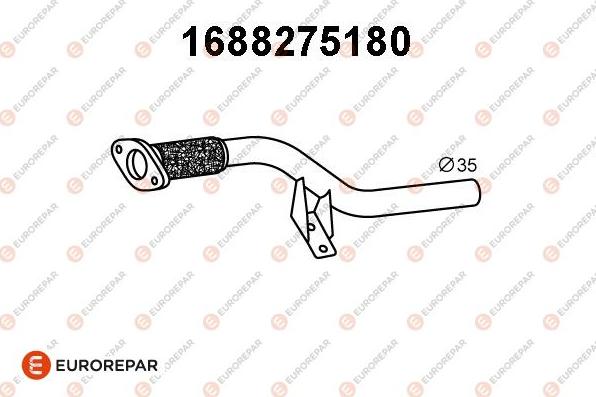 EUROREPAR 1688275180 - Tuyau d'échappement droxauto.com