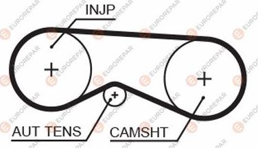 EUROREPAR 1633134680 - Courroie de distribution droxauto.com