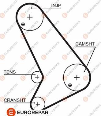 EUROREPAR 1633133180 - Courroie de distribution droxauto.com