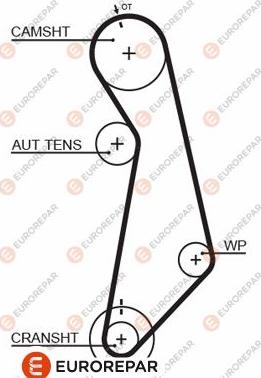 EUROREPAR 1633129880 - Courroie de distribution droxauto.com