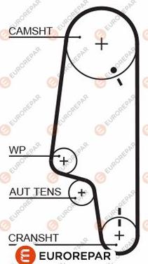 EUROREPAR 1633137480 - Courroie de distribution droxauto.com
