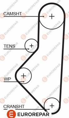 EUROREPAR 1633127780 - Courroie de distribution droxauto.com