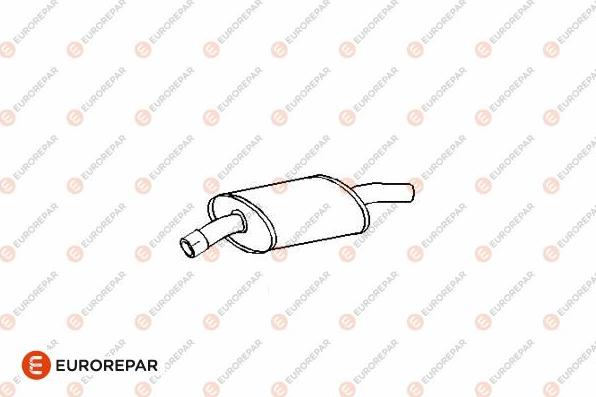 EUROREPAR E12806H - Silencieux central droxauto.com