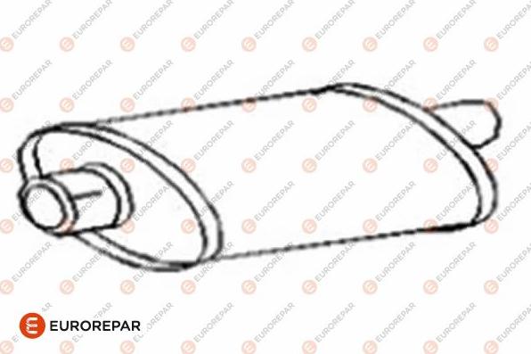 EUROREPAR E12827E - Silencieux central droxauto.com