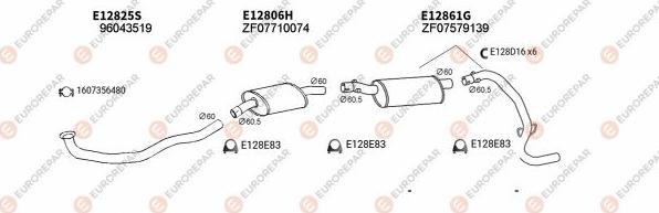 EUROREPAR EXH100435 - Échappement droxauto.com