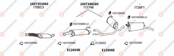EUROREPAR EXH100348 - Échappement droxauto.com
