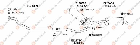 EUROREPAR EXH100323 - Échappement droxauto.com