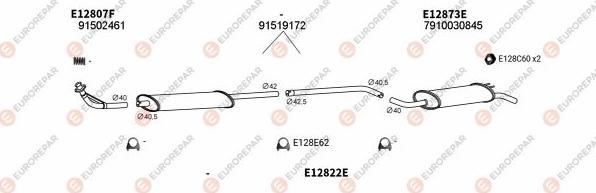 EUROREPAR EXH101506 - Échappement droxauto.com