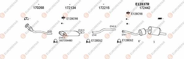 EUROREPAR EXH101611 - Échappement droxauto.com