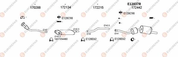 EUROREPAR EXH101683 - Échappement droxauto.com