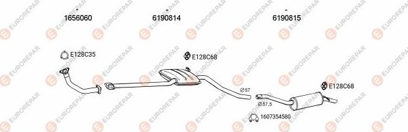 EUROREPAR EXH101034 - Échappement droxauto.com