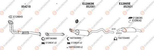 EUROREPAR EXH101189 - Échappement droxauto.com