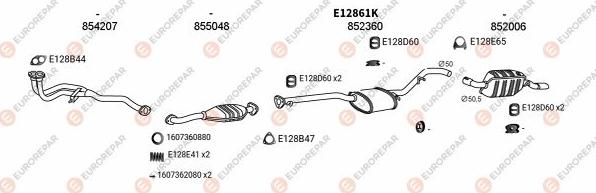 EUROREPAR EXH101342 - Échappement droxauto.com