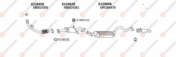 EUROREPAR EXH103097 - Échappement droxauto.com