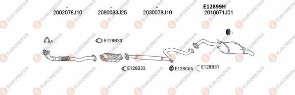 EUROREPAR EXH102199 - Échappement droxauto.com