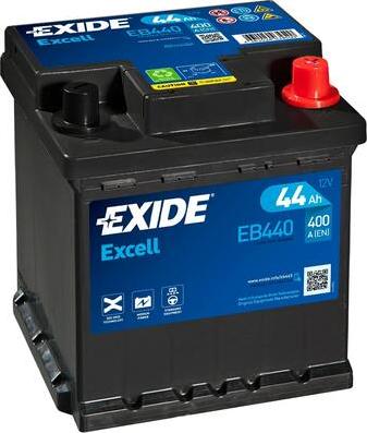 Exide EB440 - Batterie de démarrage droxauto.com