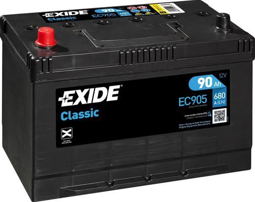 Exide EC905 - Batterie de démarrage droxauto.com