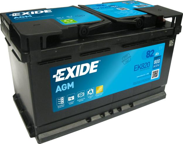 Exide EK820 - Batterie de démarrage droxauto.com