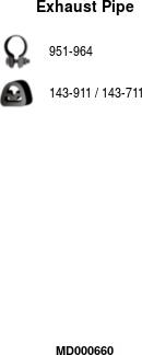 FA1 MD000660 - Tuyau d'échappement droxauto.com