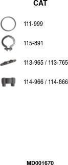 FA1 MD001670 - Catalyseur droxauto.com