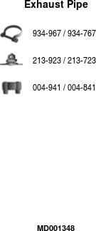 FA1 MD001348 - Tuyau d'échappement droxauto.com