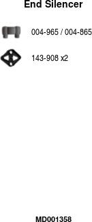 FA1 MD001358 - Silencieux arrière droxauto.com