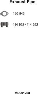 FA1 MD001258 - Tuyau d'échappement droxauto.com