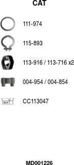 FA1 MD001226 - Catalyseur droxauto.com